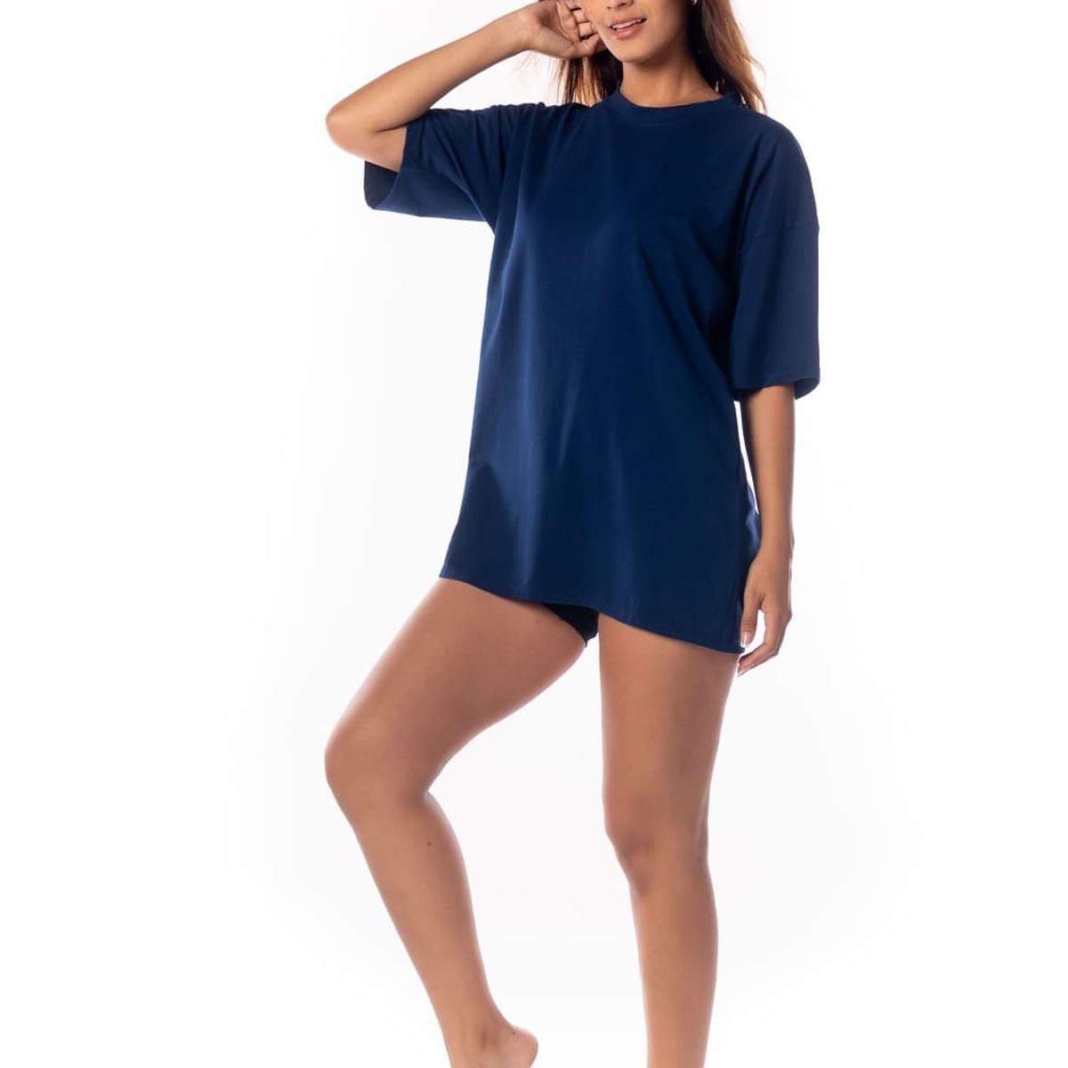 VELA WHITE - Overise Azul polo algodón