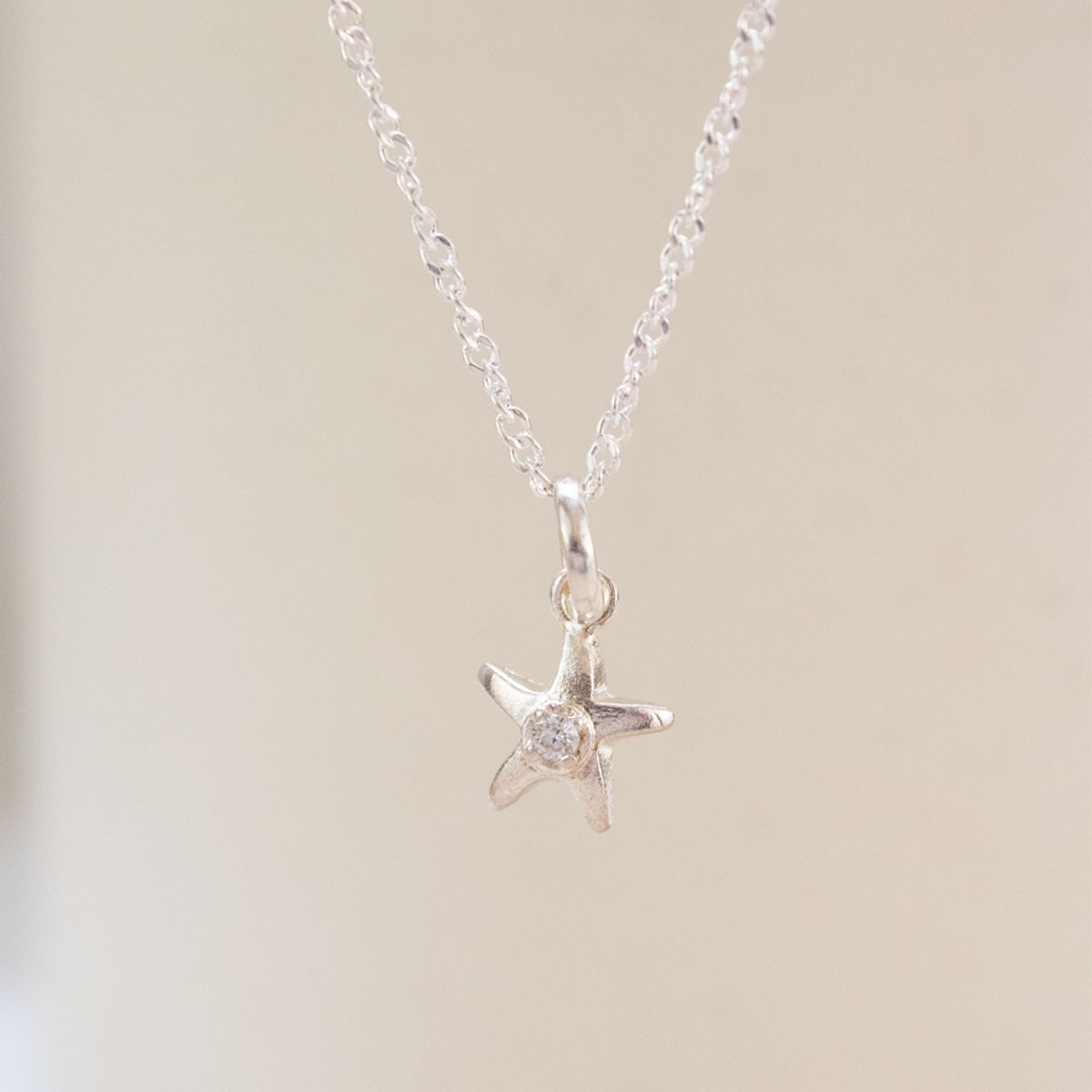 CLEO JOYAS & ACCESORIOS - Collar Dije Starfish Plateado Plata