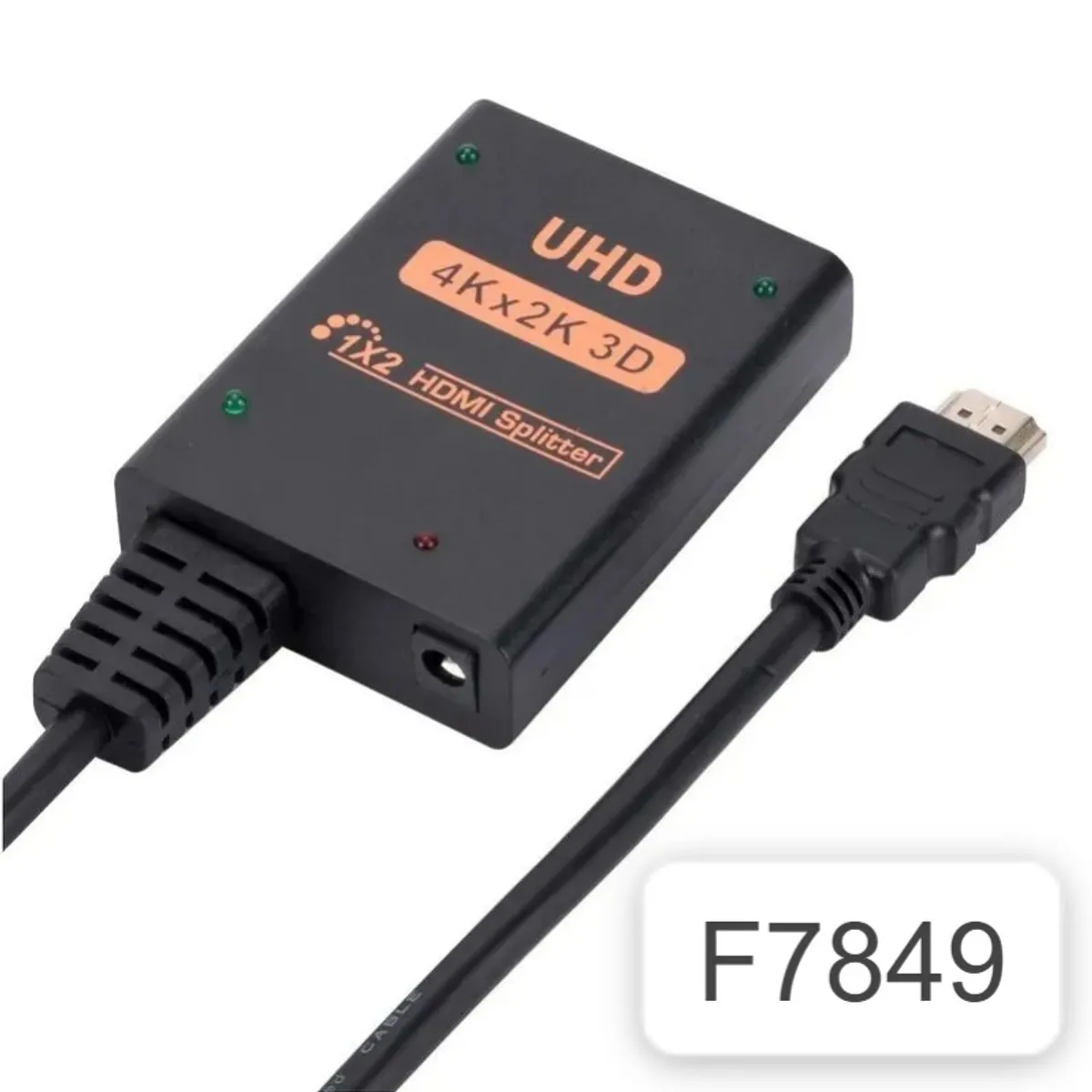 OEM - Splitter Hdmi 1x2 Full HD 4K con Cable Multiplica Señal Conecta 2 tv