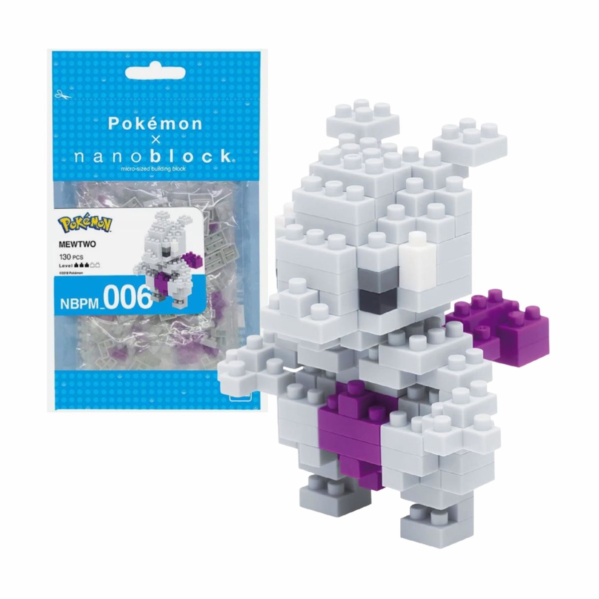 POKEMON - Pokemon Nanoblock Mewtwo 130 Piezas