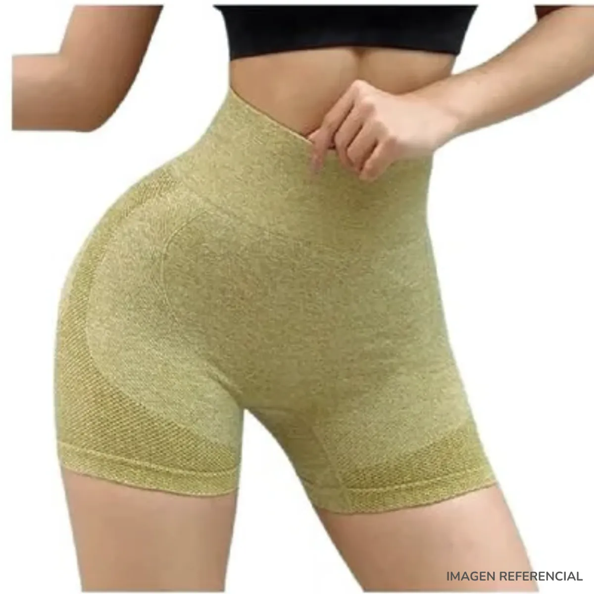 INSPIRA MARKET - Short Push Up  Levanta Pompis Nylon/Spandex Fitness