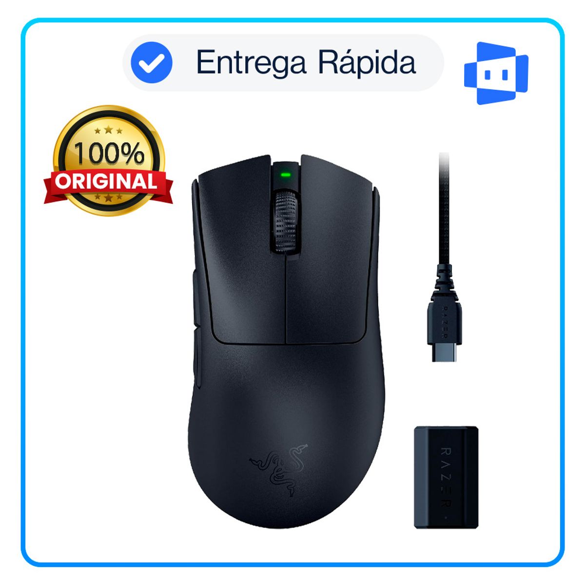 RAZER - Mouse Razer DeathAdder V3 Pro 30K