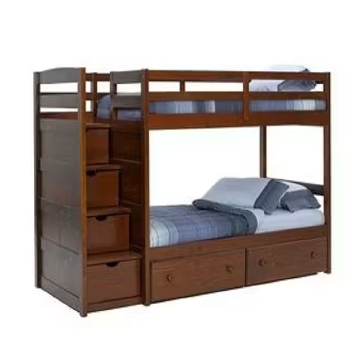 DMUEBLES - CAMAROTE DMUEBLES 1 PLAZA + ESCALERA 4 CAJONES BRADFORD