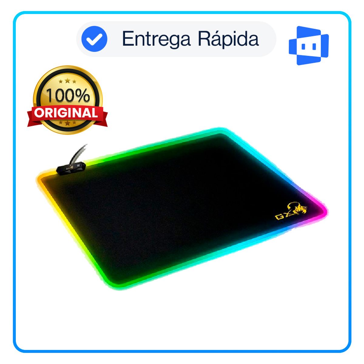 GENIUS - PAD MOUSE GENIUS GX GX-PAD 500S RGB BLACK 31250004400