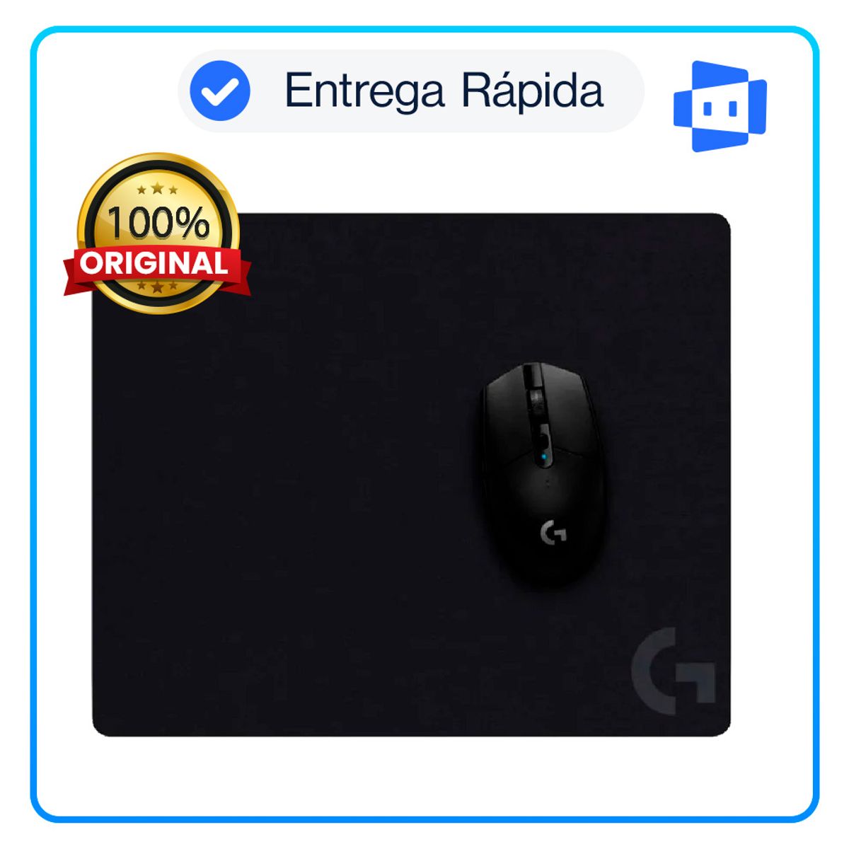 LOGITECH - Pad Mouse Logitech G240 Cloth Medium Black