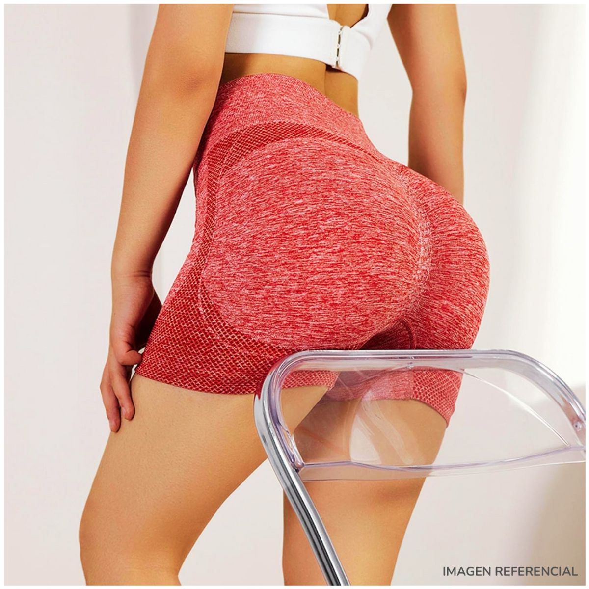 INSPIRA MARKET - Short Push Up  Levanta Pompis Nylon/Spandex Fitness