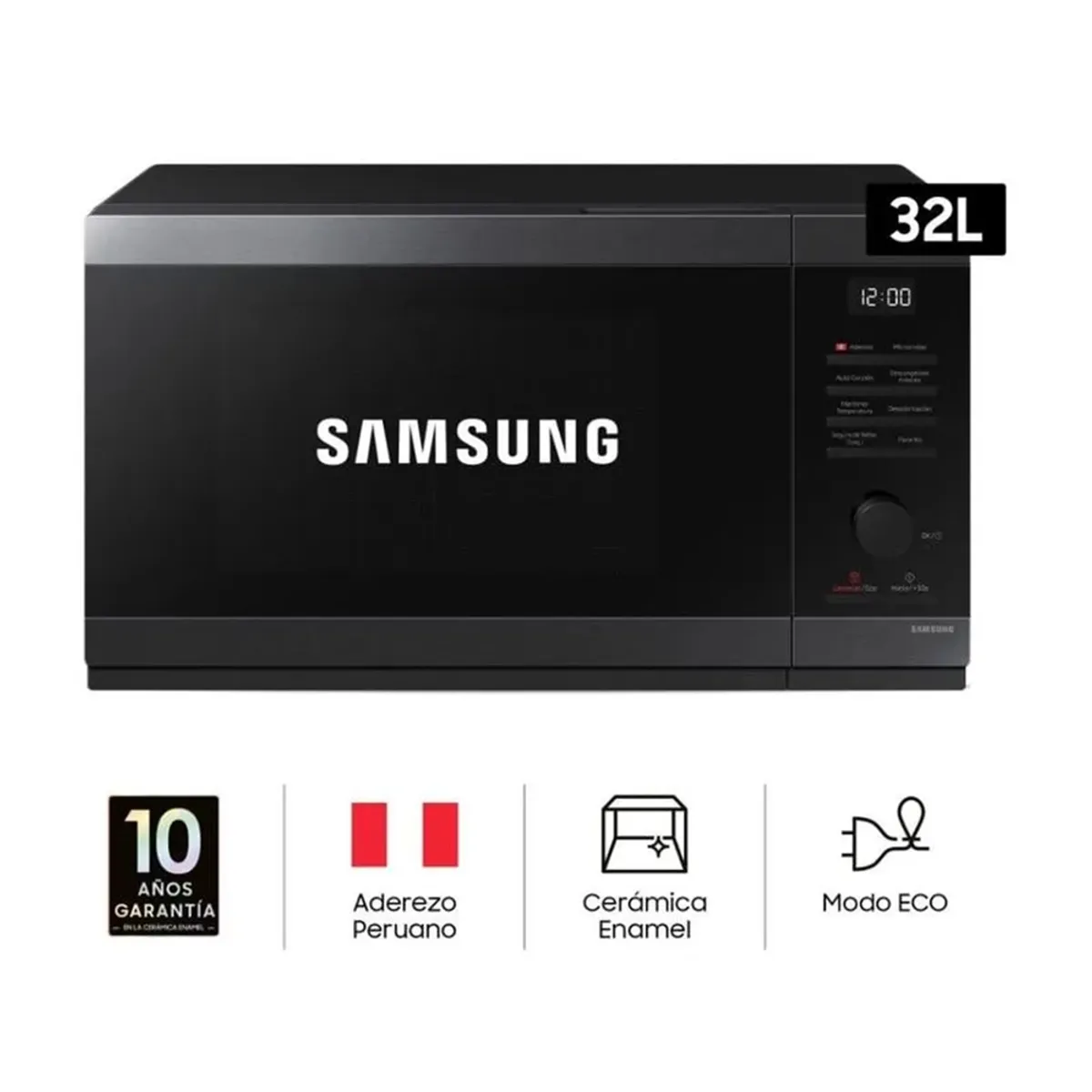 SAMSUNG - HORNO MICROONDAS SAMSUNG 32LTS MS32DG4504ATPE INOX