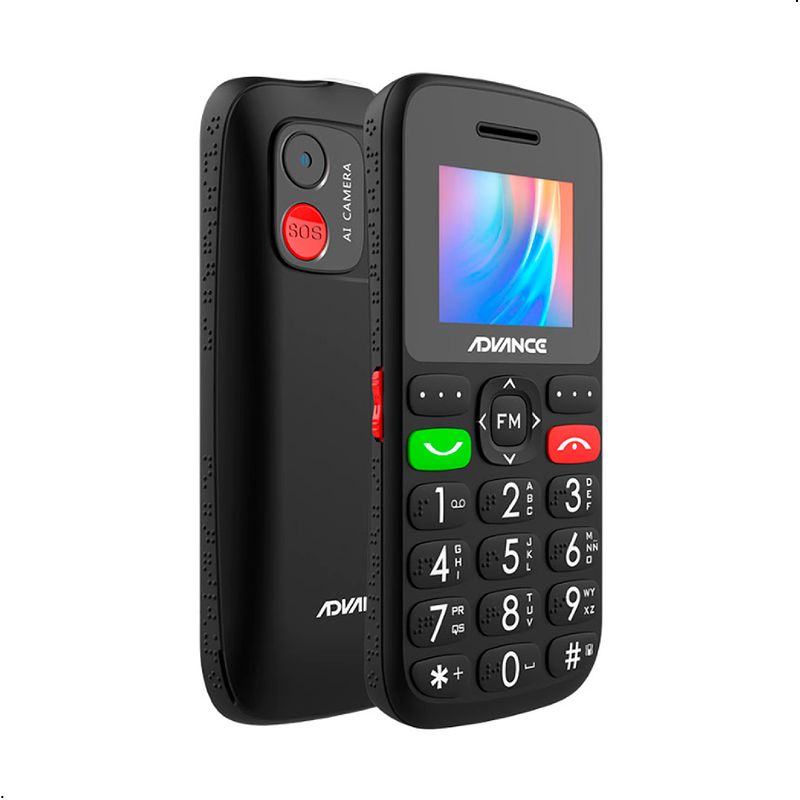 ADVANCE - Celular Advance 4g Adulto Mayor Teclas Grande Boton Sos no Whatsapp