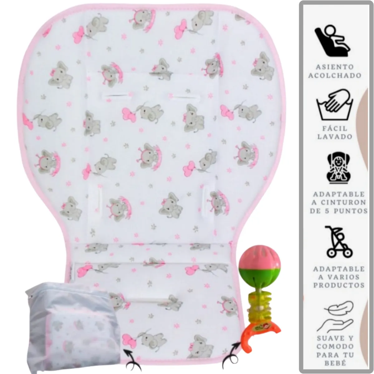 GENERICO - Protector de coche cojín colchoneta para coche de bebe