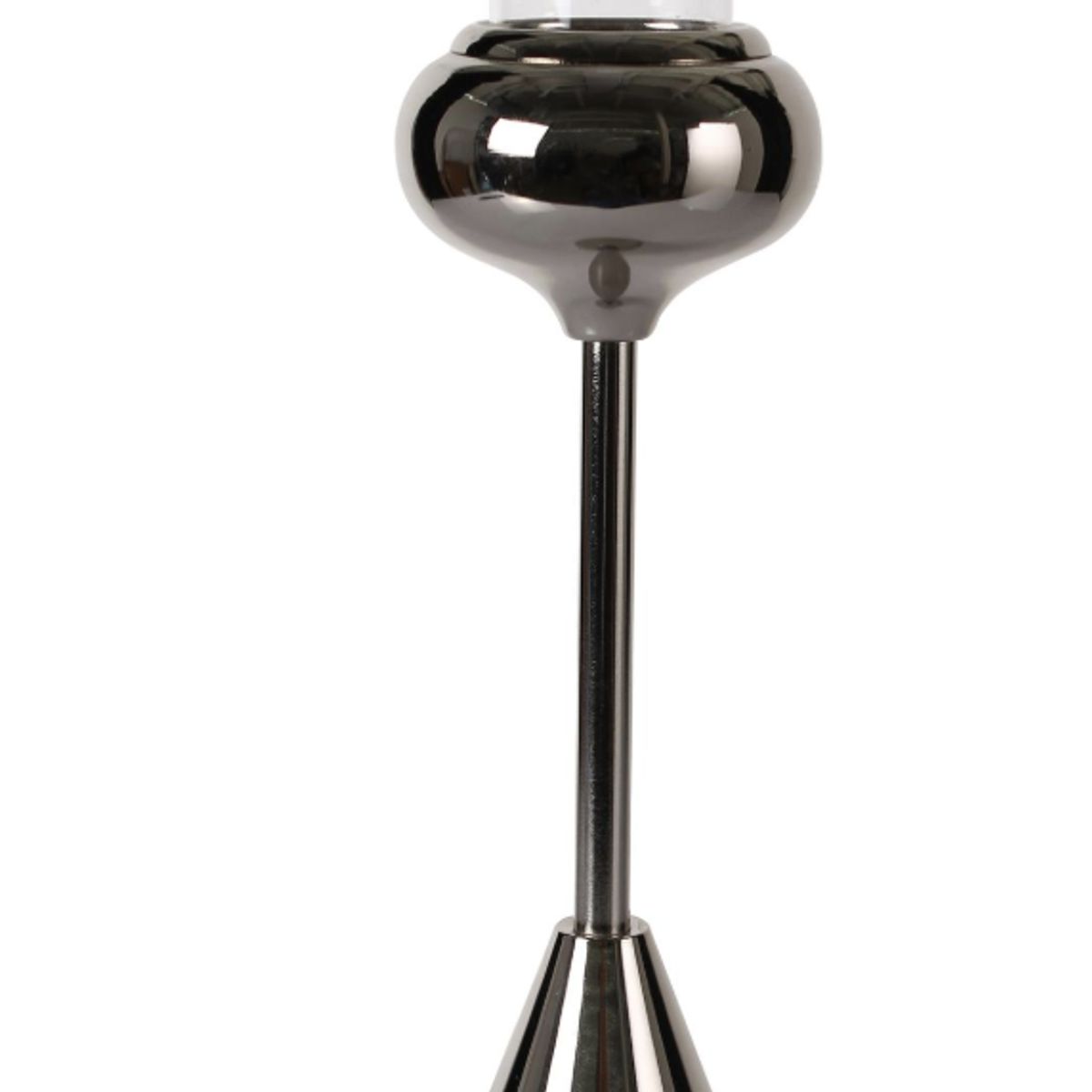 CONCEPT - SET DE PORTAVELAS DE ACERO CROMADO