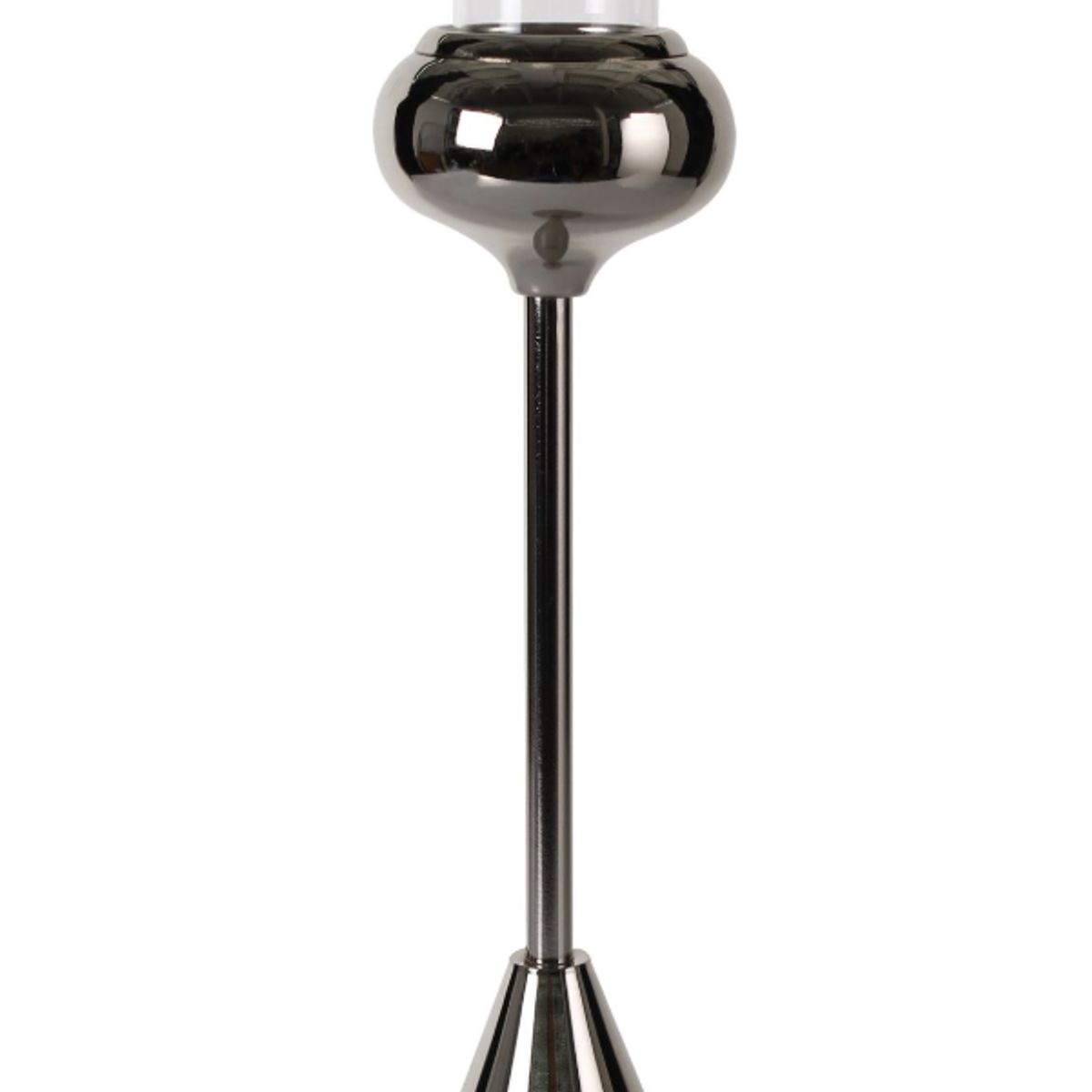 CONCEPT - SET DE PORTAVELAS DE ACERO CROMADO