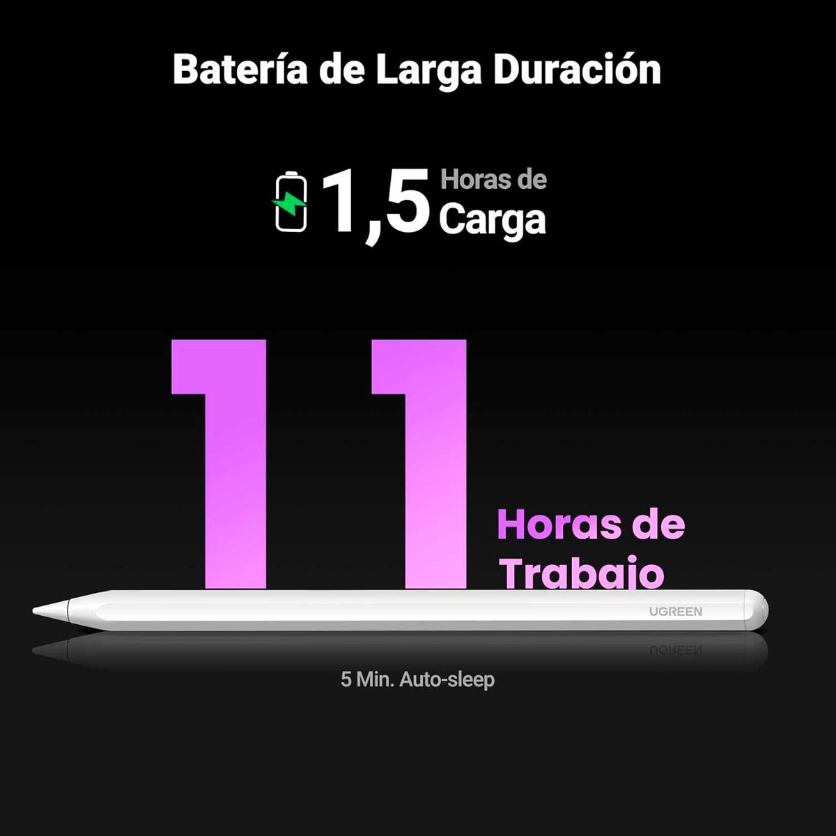 UGREEN - Ugreen Lapiz Optico Inteligente Para Ipad Blanco LP707-35834