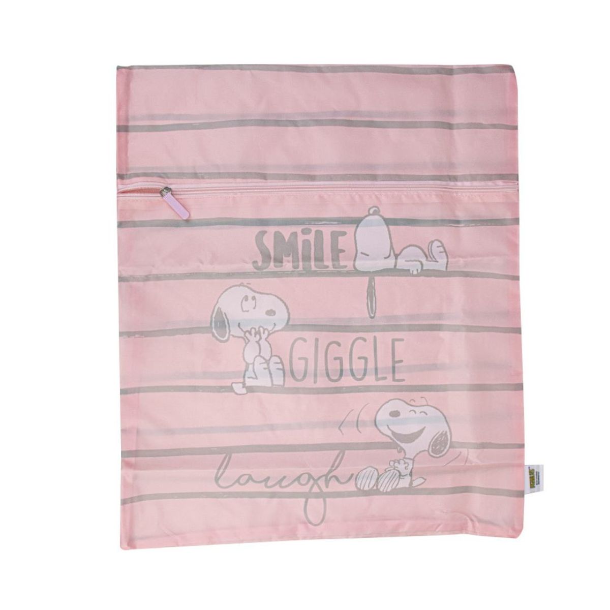 SNOOPY - Set 5 Bolsas Organizadoras Snoopy Rosado