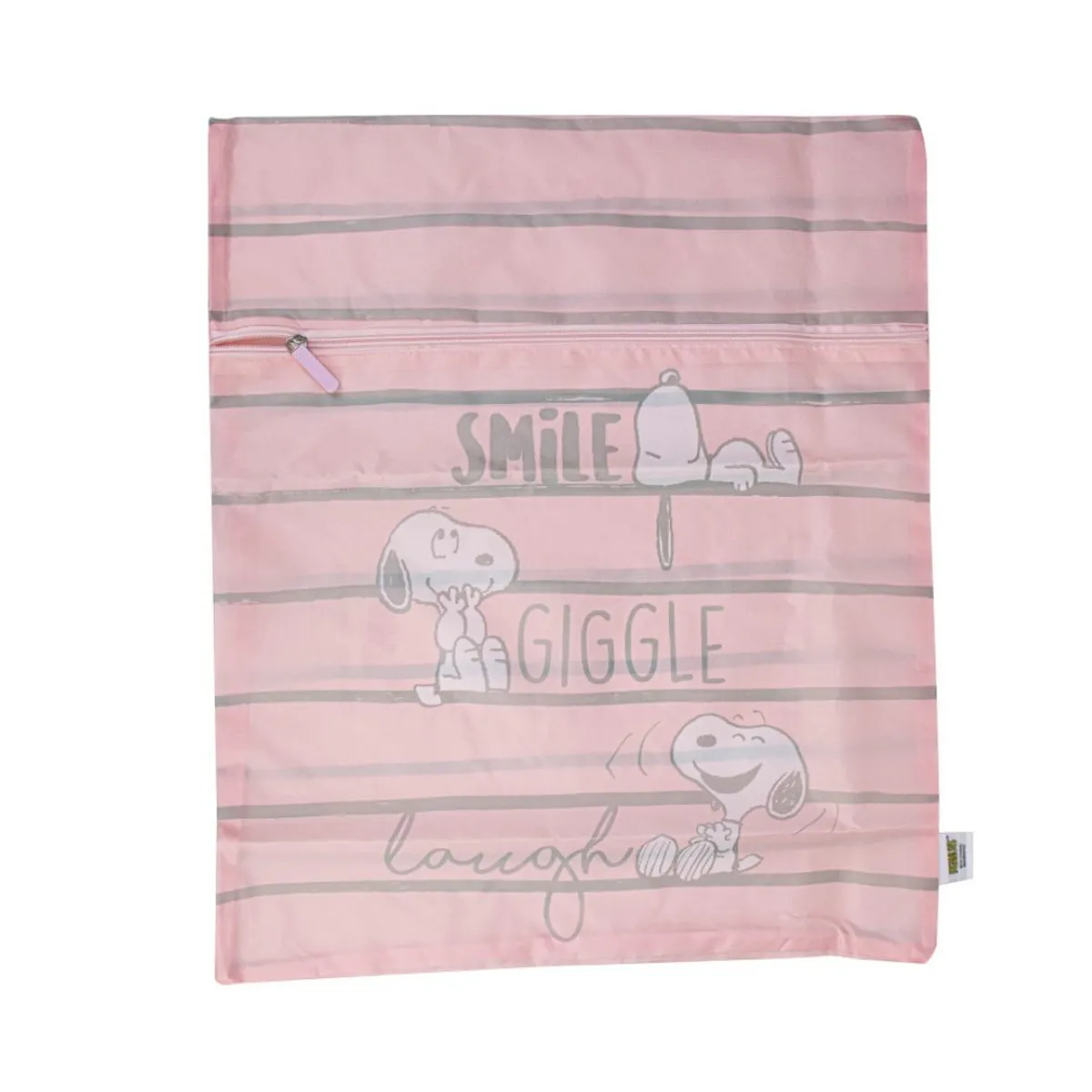 SNOOPY - Set 5 Bolsas Organizadoras Snoopy Rosado