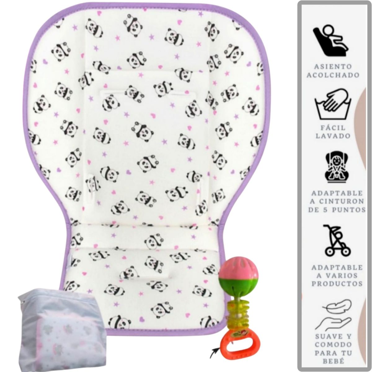 GENERICO - Protector de coche cojín colchoneta para coche de bebe