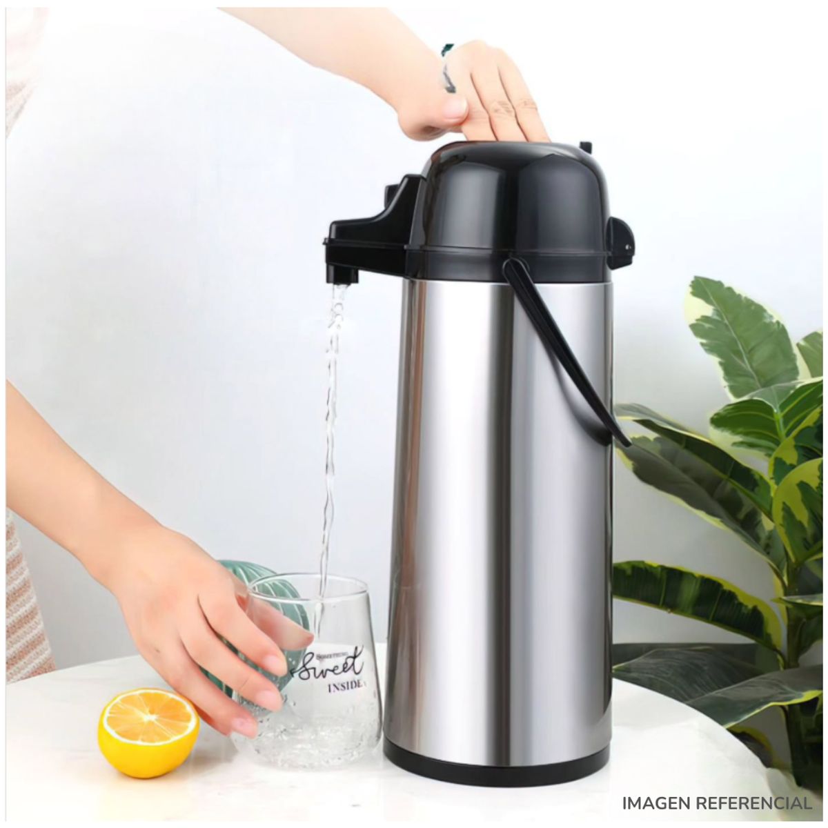 INSPIRA - Termo Jarra Café Térmica Dispensador 1.9 Litros