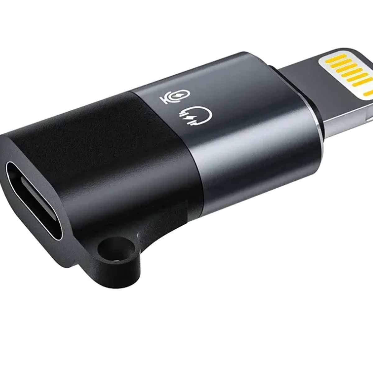 GENERICO - Adaptador  de microfono tipo C A Lightning otg