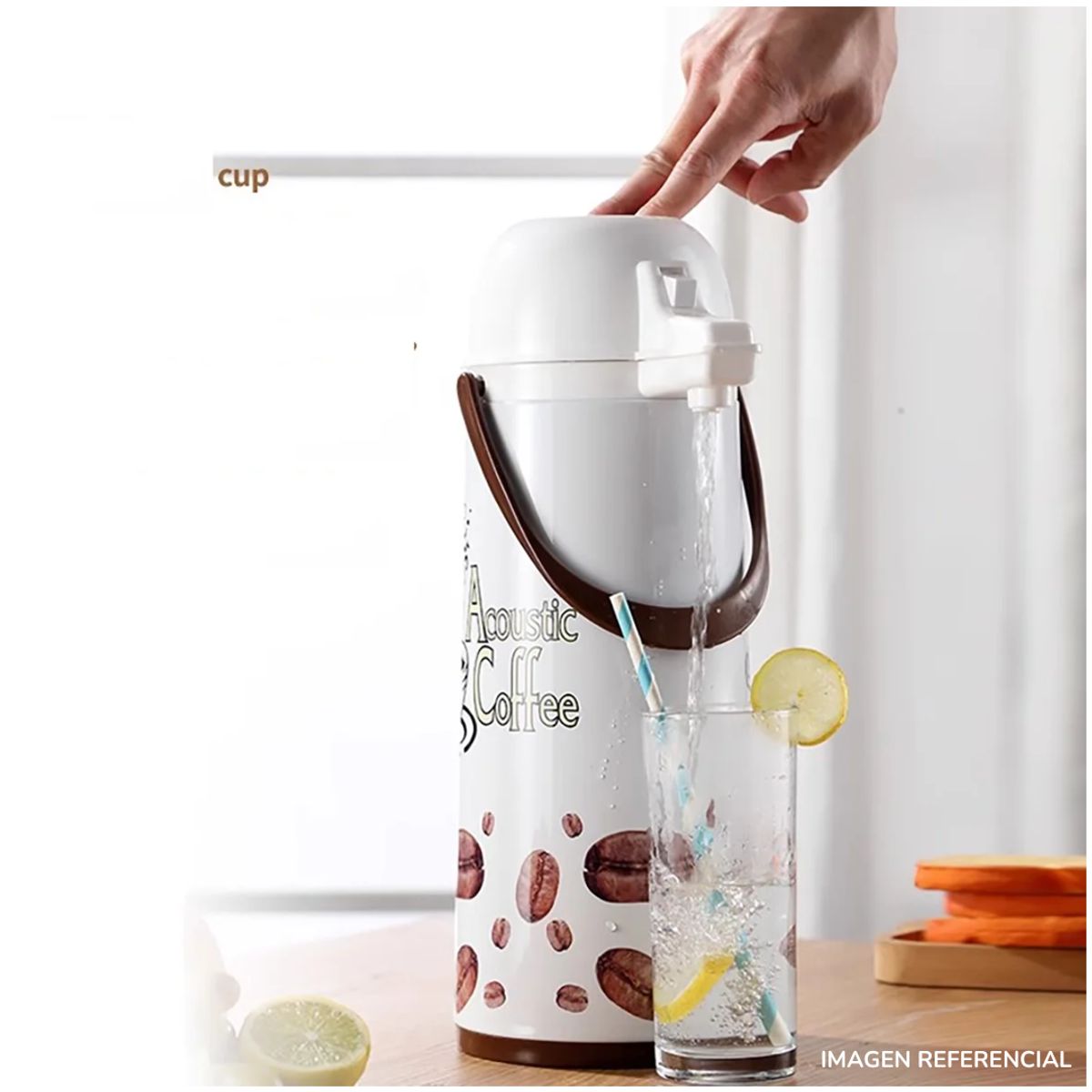 INSPIRA - Termo Jarra Café Térmica Dispensador 1.9 Litros