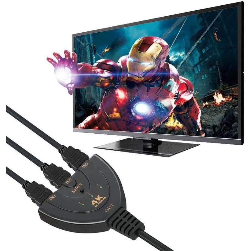 OEM - Splitter HDMI 1x3 Full HD para Tres Monitores o Pantallas