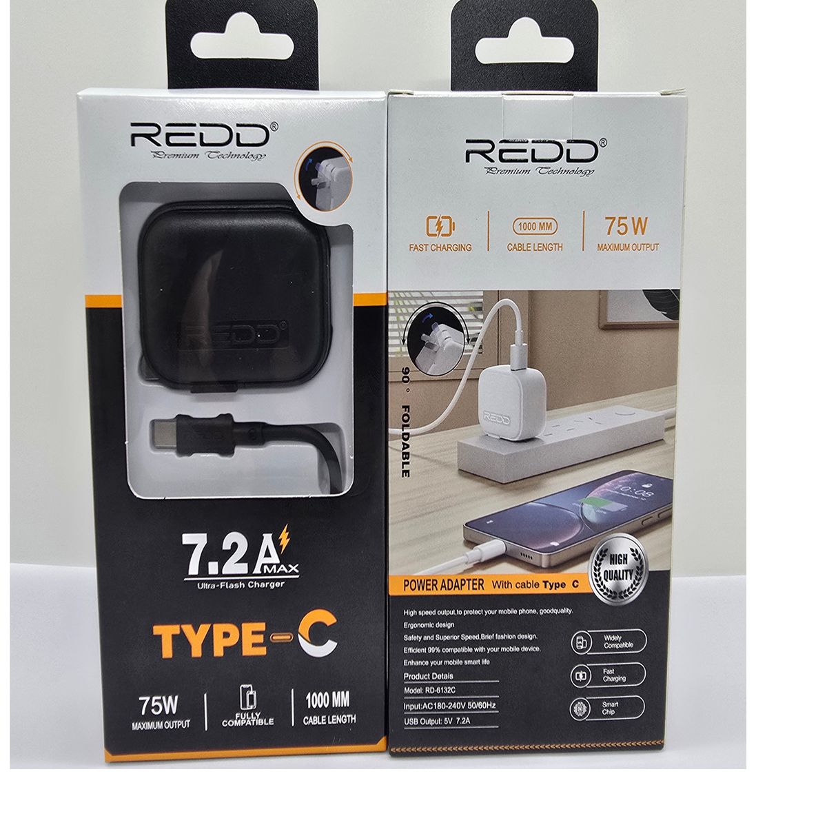 GENERICO - CARGADOR REDD TIPO C  75W CARGA RAPIDA 7.2A