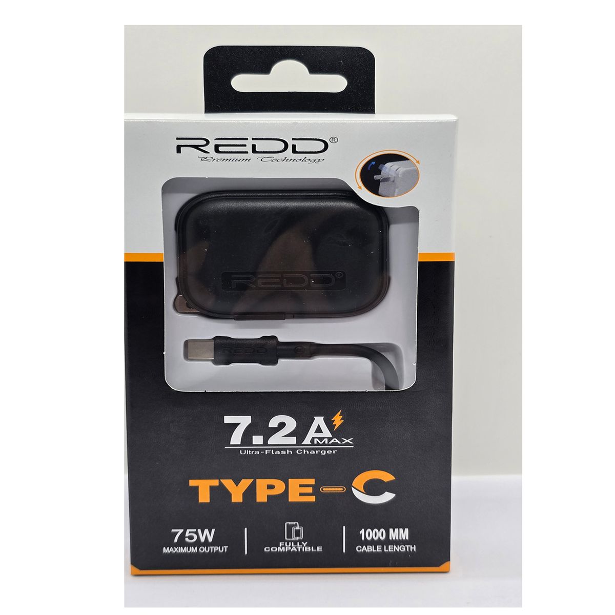 GENERICO - CARGADOR REDD TIPO C  75W CARGA RAPIDA 7.2A