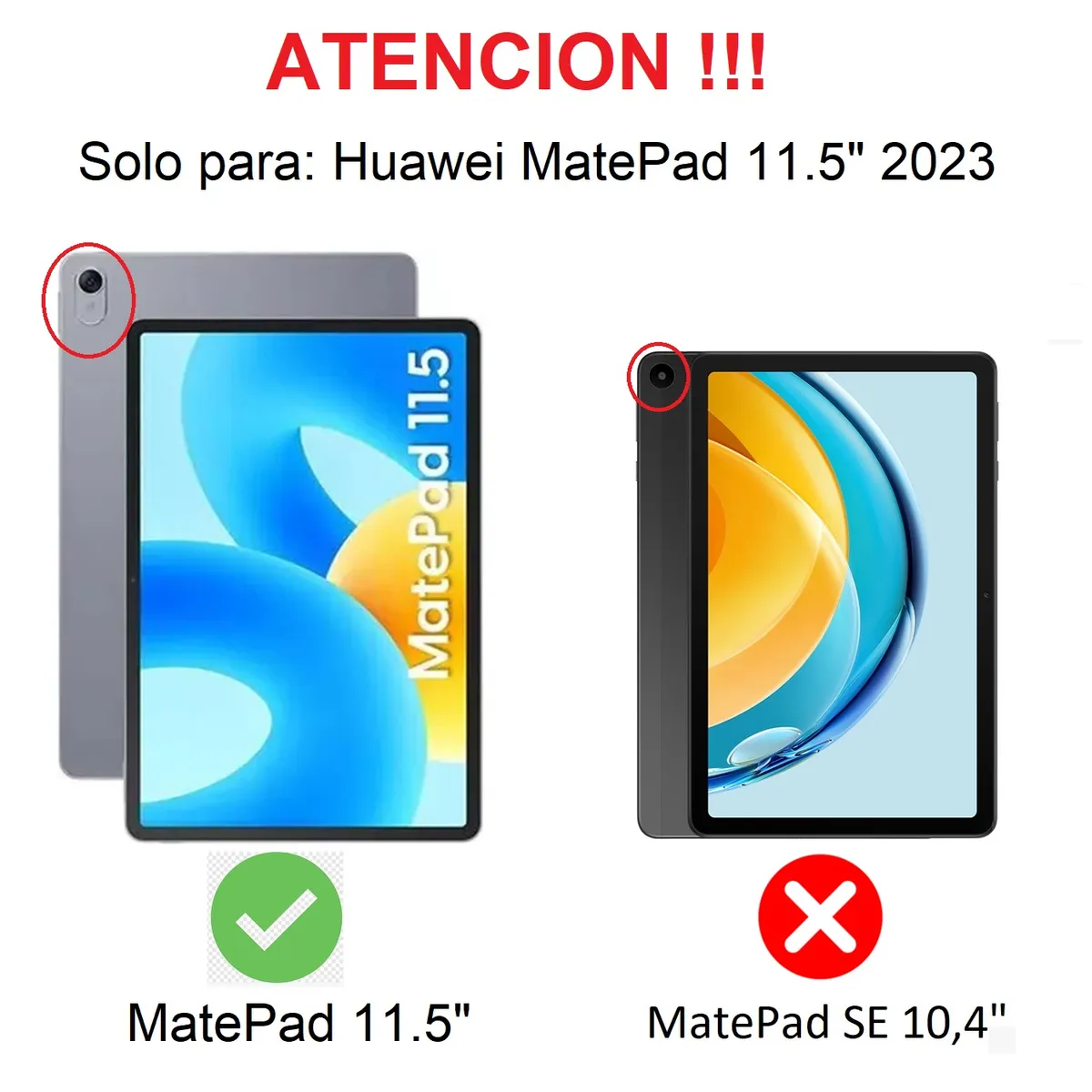 GENERICO - Mica de Vidrio para Huawei MatePad 11.5 Protector de Pantalla 9H