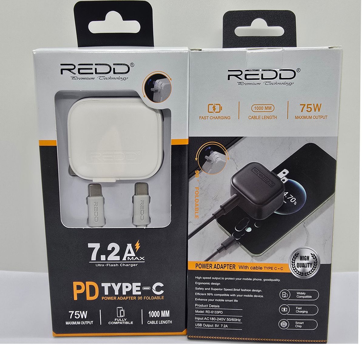 GENERICO - CARGADOR DE CELULAR REDD TIPO PDTIPO C 75W