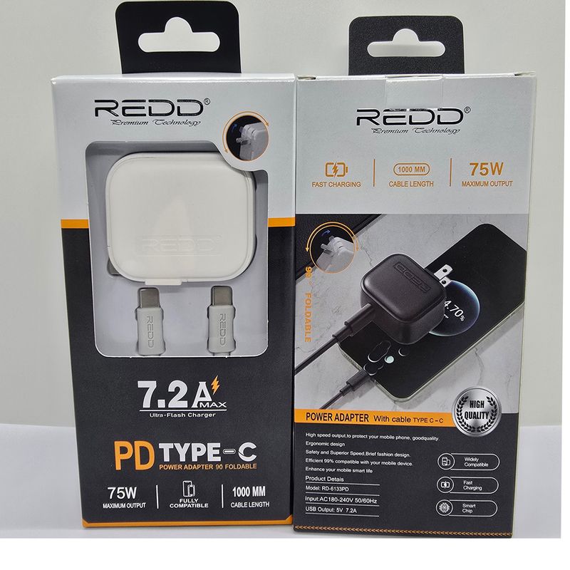 GENERICO - CARGADOR DE CELULAR REDD TIPO PDTIPO C 75W