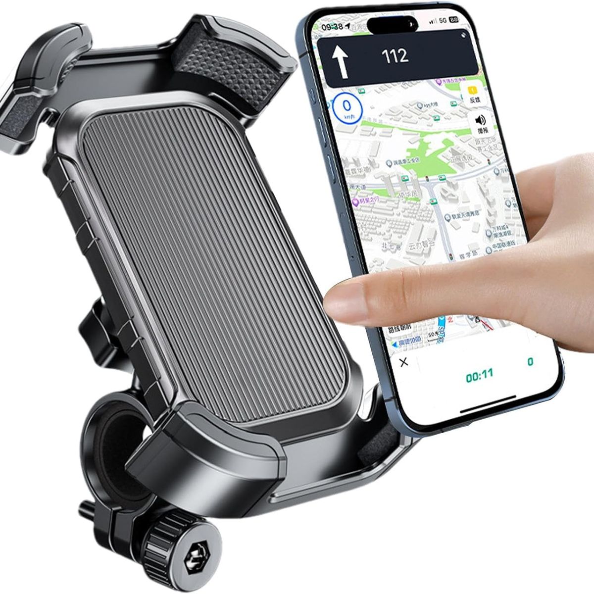 OEM - Bracket Celular K355 con Montaje Firme para Moto y Bici