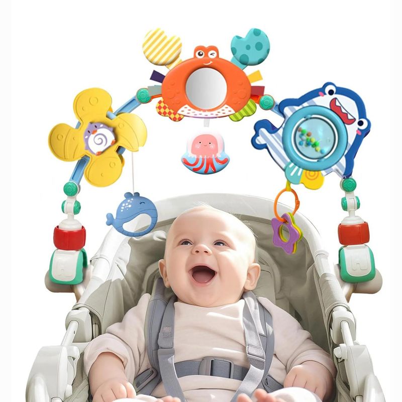 GENERICO - JUEGUETE DIDÁCTICO ARCO MOVIL MARINO MUSICAL