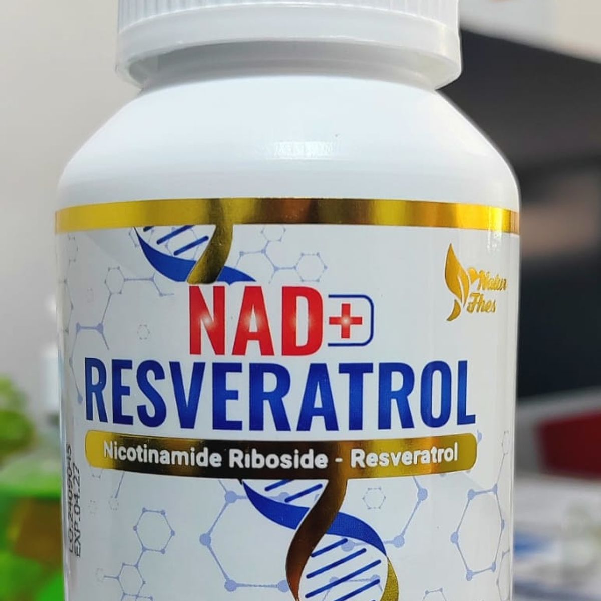 NATURFHES - NAD+ Resveratrol 100 CAPSULAS - 500MG