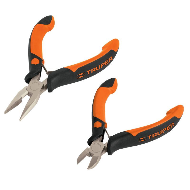 TRUPER - Kit Mini Alicates 4" y 5" Truper 17367 - 17366