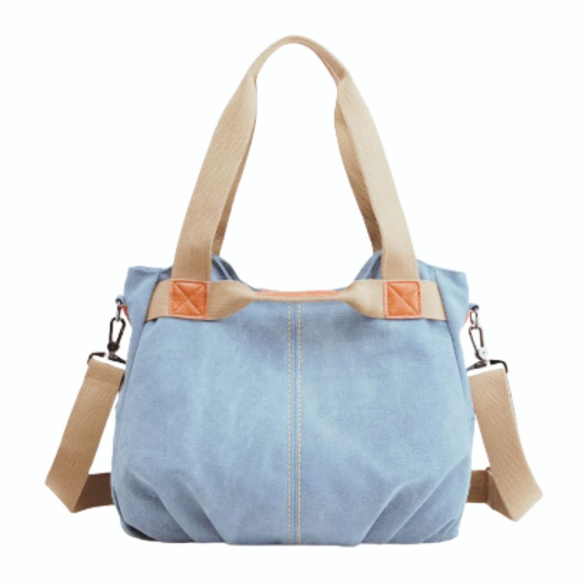 GENERICO - Makeway - Bolso de lona Vintage Informal Tendencia Denim 2025