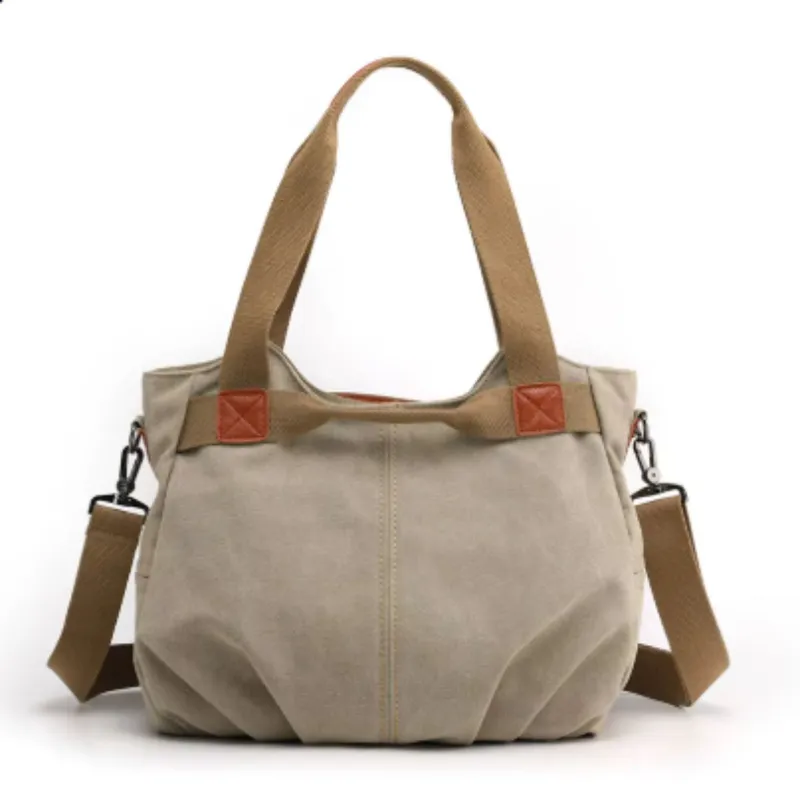 GENERICO - Makeway - Bolso de lona Vintage Informal Tendencia Denim 2025