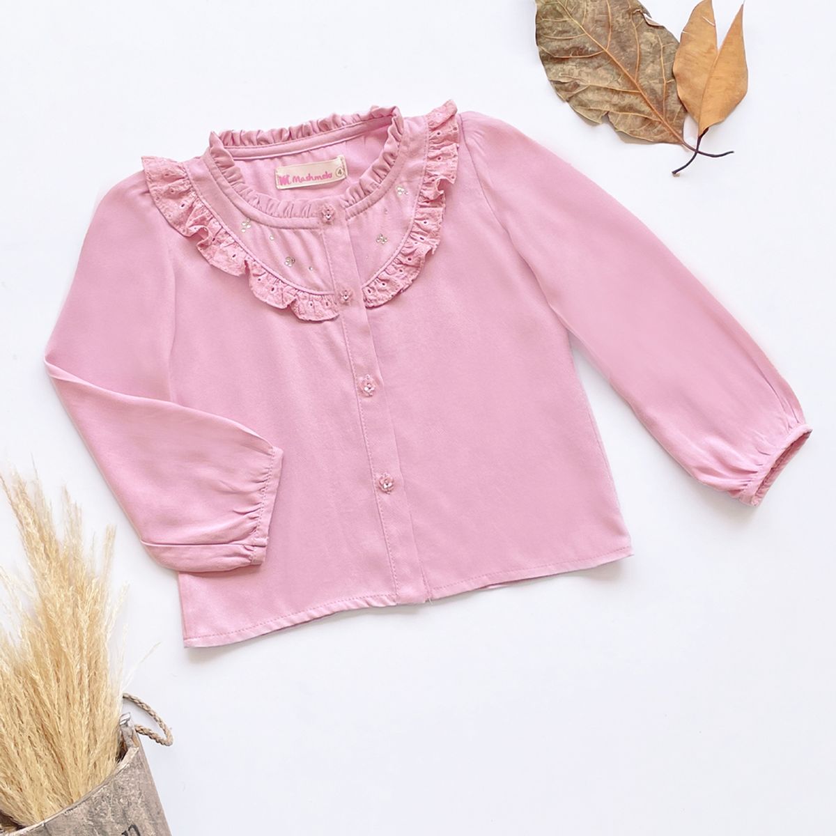 KIDS MASHMELO - BLUSA DE RAYON PARA NIÑA KIDS MASHMELO