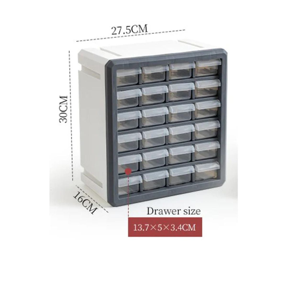GENERICO - Organizador 24 Compartimiento Caja Organizadora Gaveta