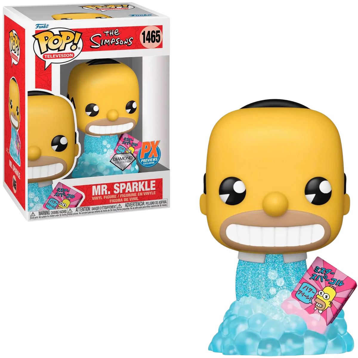FUNKO - Funko Pop Mr Sparkle 1465 - Simpsons Px - Mr Chispa Homero