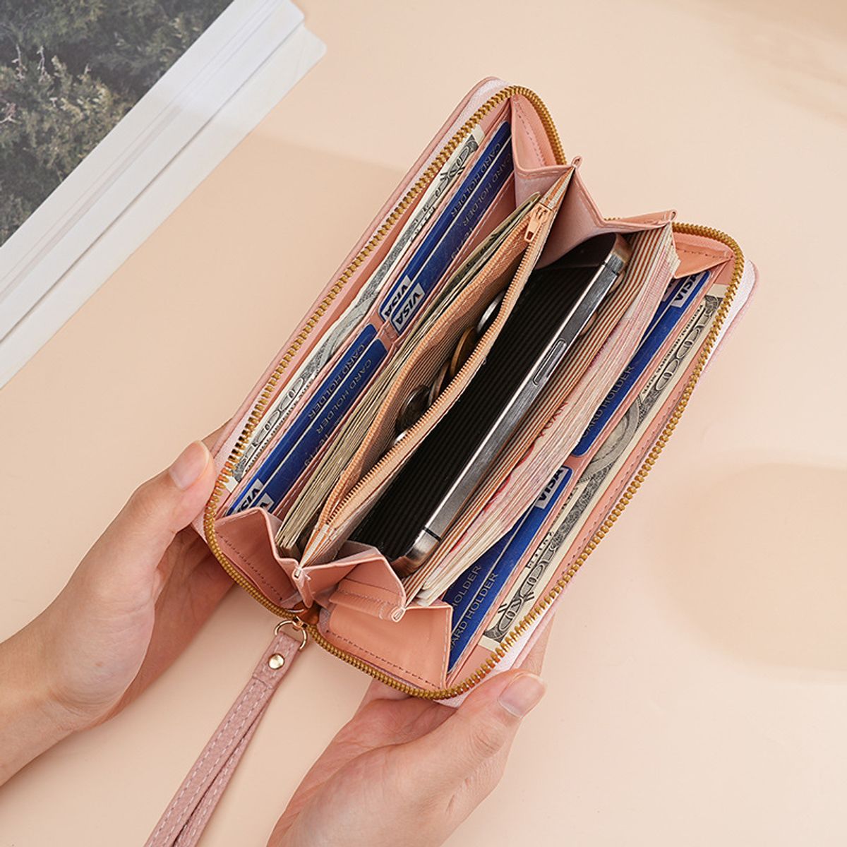 BLWOENS - Billetera para mujeres - Café