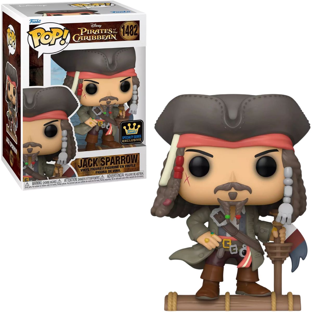 FUNKO - Funko Pop Jack Sparrow Piratas Del Caribe Exc Specialty 1482