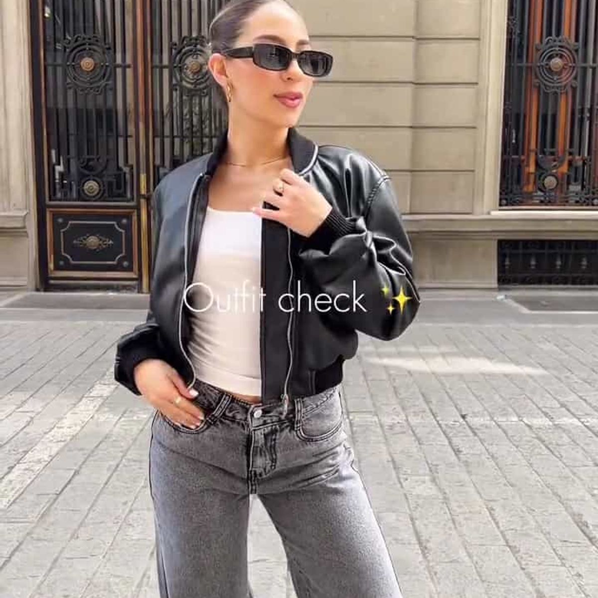 GENERICO - CASACA URBANA CUERINA PARA DAMA