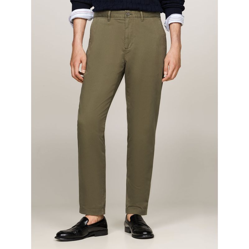 TOMMY HILFIGER - PANTALON HARLEM CHINO SATIN