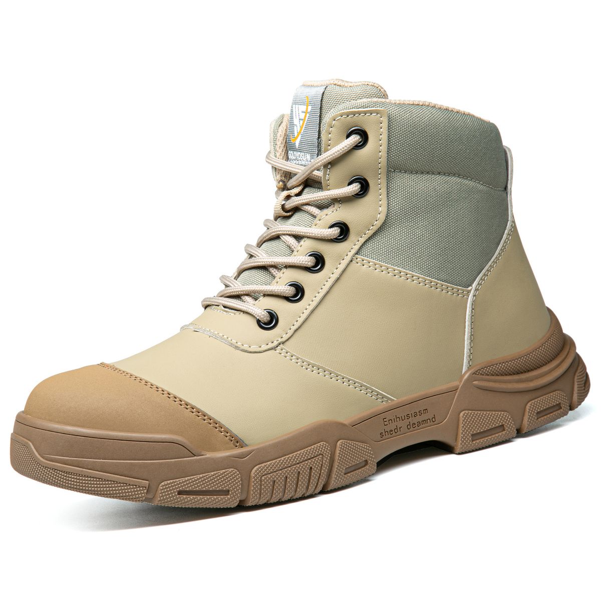 BLWOENS - Zapatos de trabajo de Seguridad para hombres - Verde