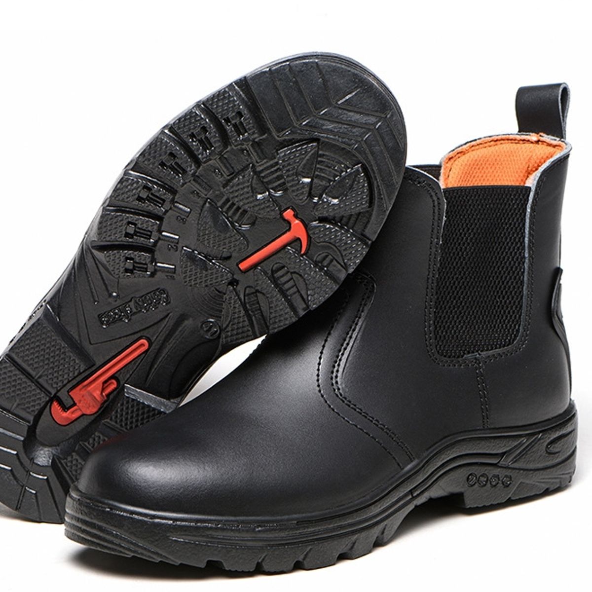 BLWOENS - Zapatos de trabajo de Seguridad para hombres - Negro