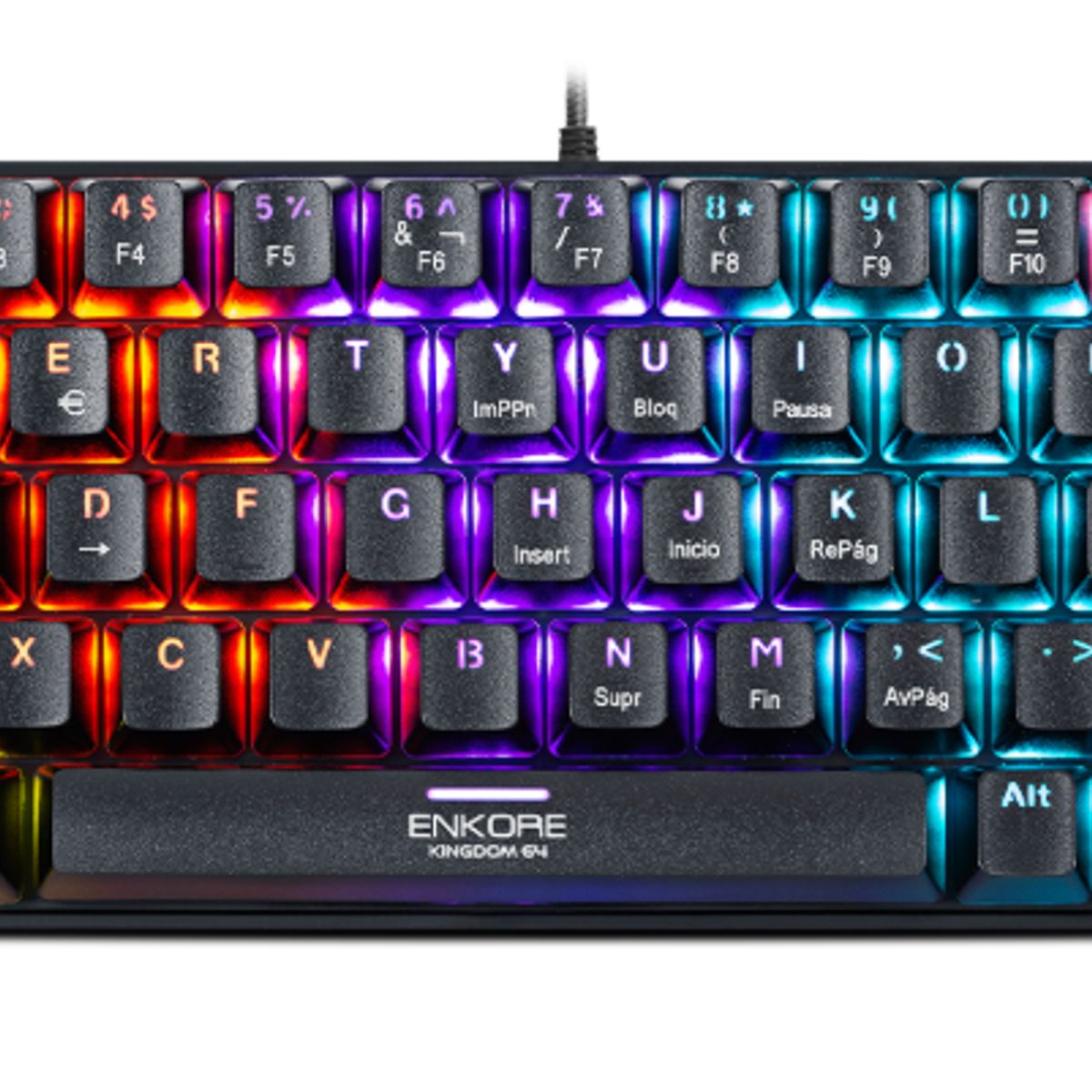 ENKORE - Teclado Gamer Mecánico KINGDOM 64 ENK1008 USB ENKORE