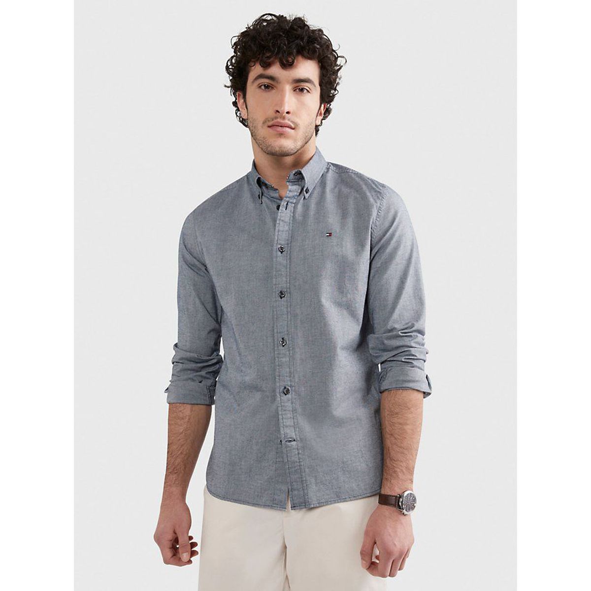 TOMMY HILFIGER - CAMISA M TOMMY STRETCH OG OXFORD LS R