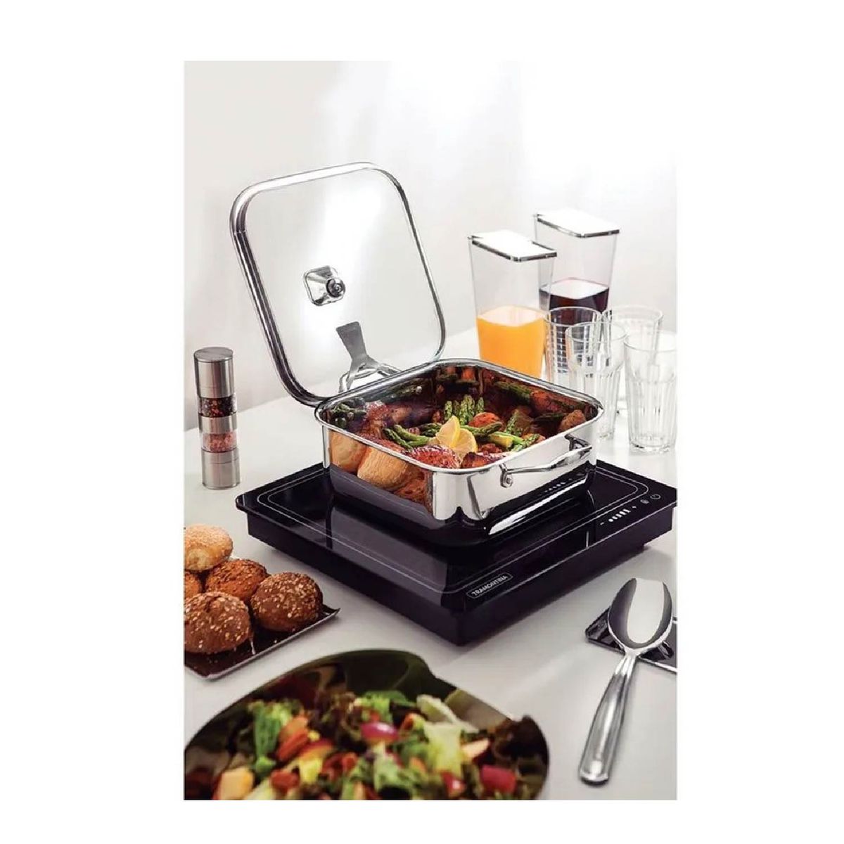 TRAMONTINA - Cacerolla Profesional TRAMONTINA aceinox 26cm