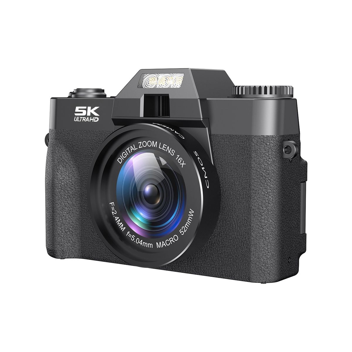 RENVMEXY - Cámaras Digitales 5K 75MP con WiFi AF Lente Gran Angular y Zoom 16X