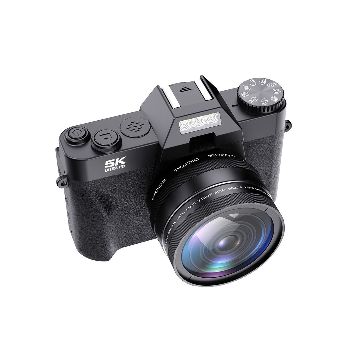 RENVMEXY - Cámaras Digitales 5K 75MP con WiFi AF Lente Gran Angular y Zoom 16X