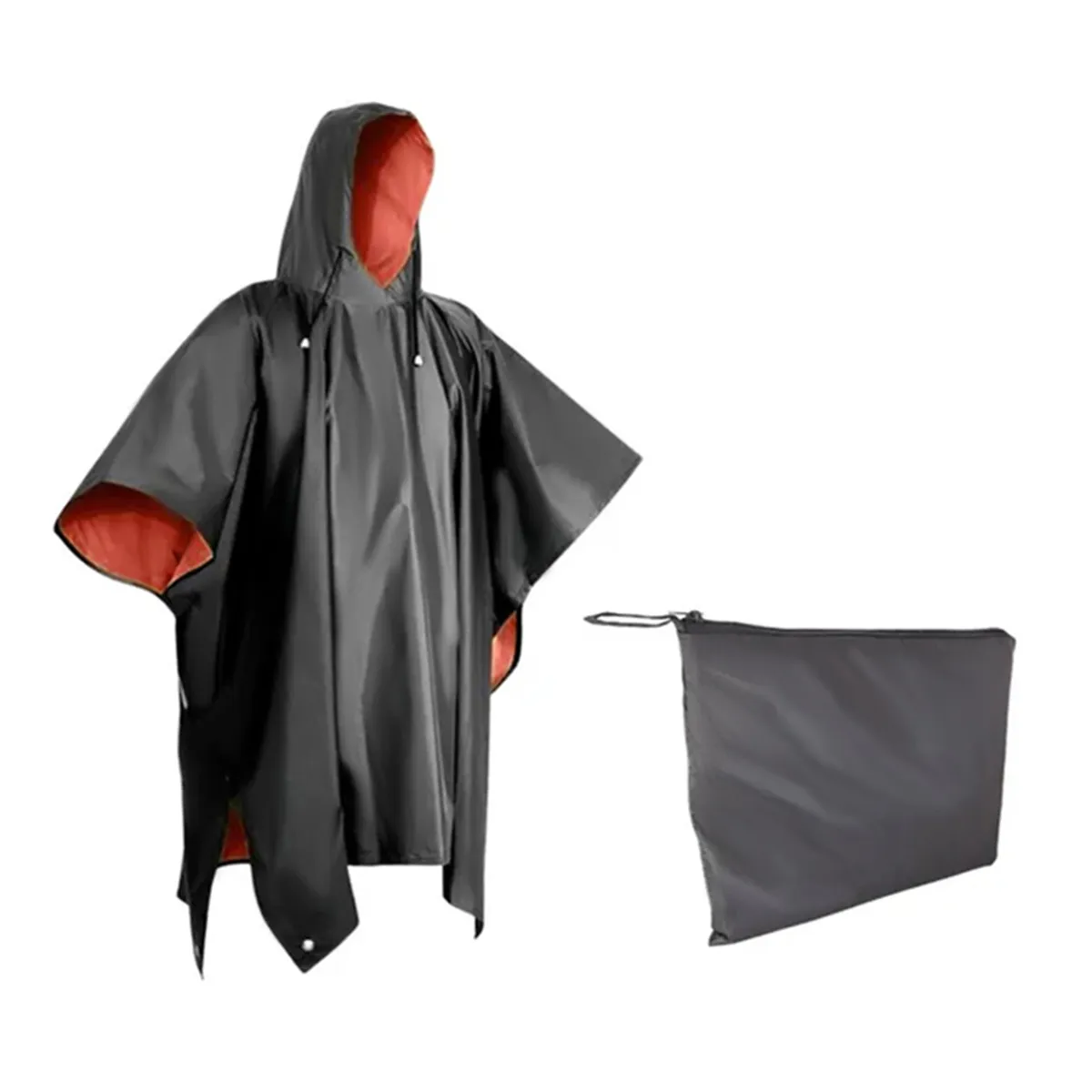 GENERICO - PONCHO IMPERMEABLE GRUESO TERMO SELLADO PVC