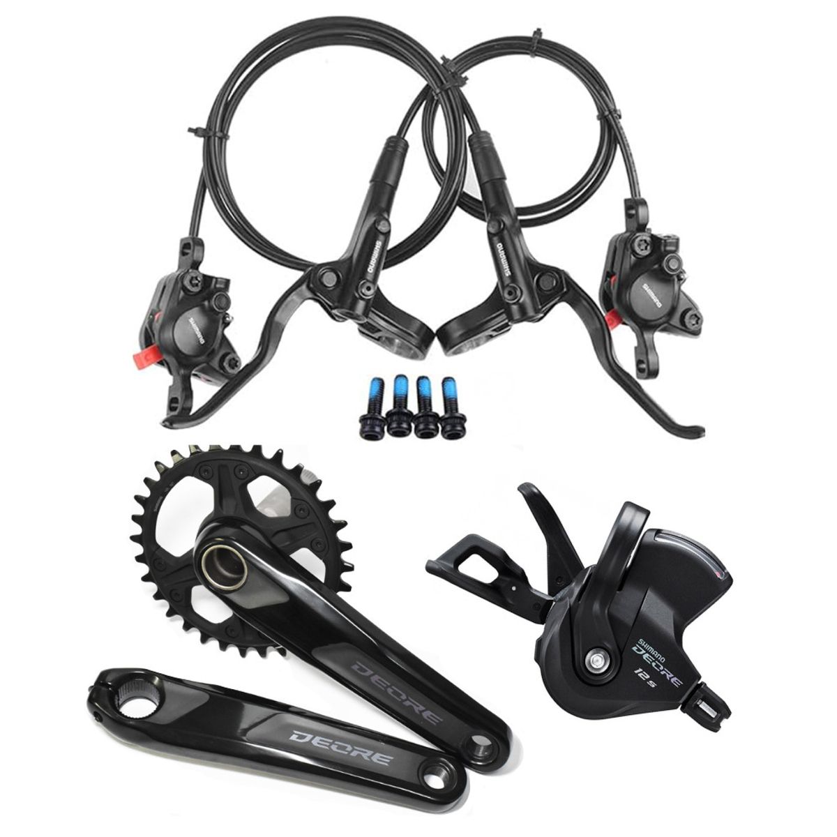 JAFI - Pack Shimano Completo MTB Pro frenos catalina y shifter